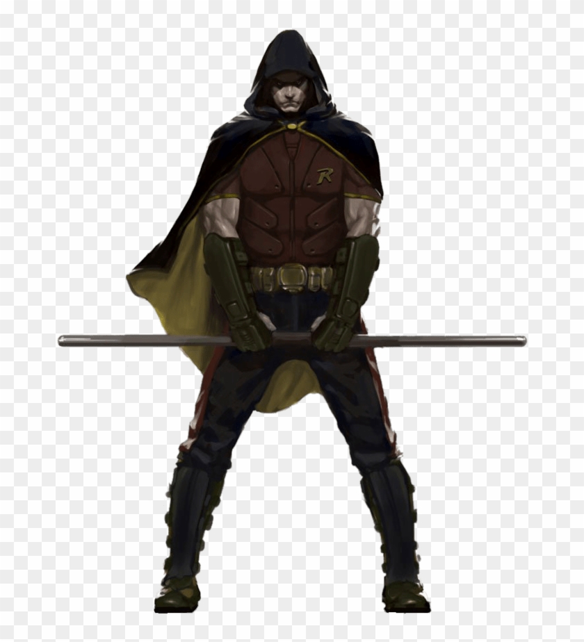 Batman Arkham City Robin Cosplay Clipart