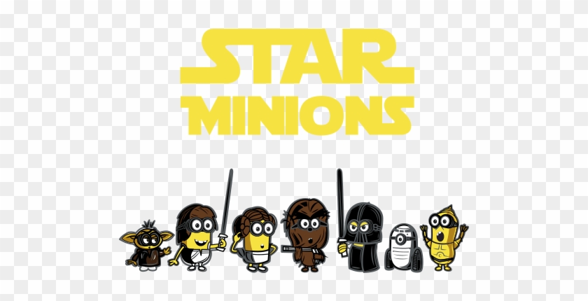 127 Images About F N Minions On We Heart It - Logo Star Wars Minions Clipart #4757892
