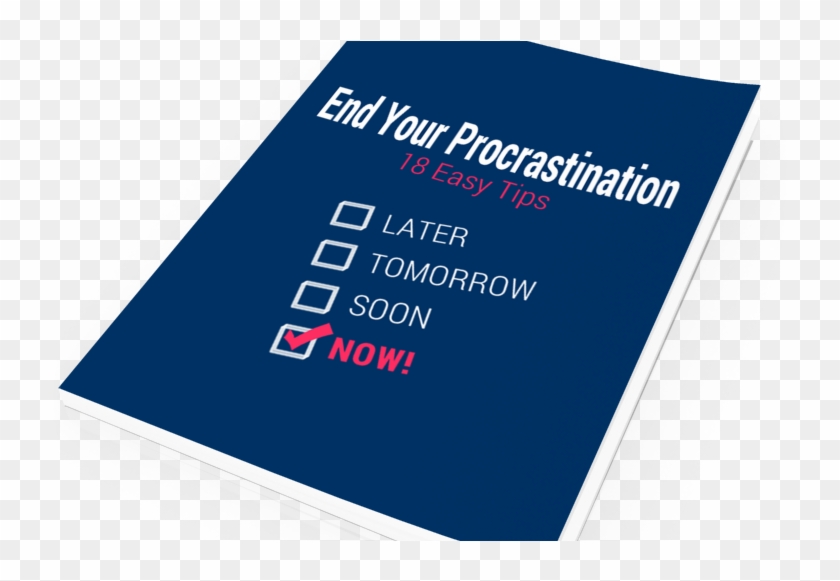 End Procrastination 18 Steps Ebook - Book Cover Clipart #4758028