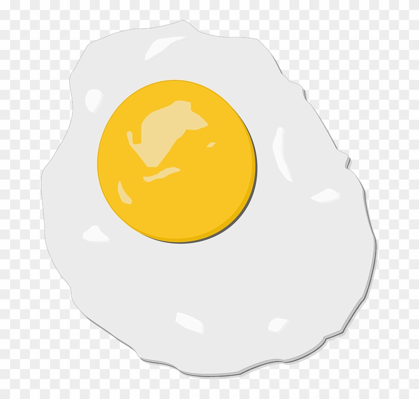 Egg Fried Illustration Cartoon Clipart #4758196