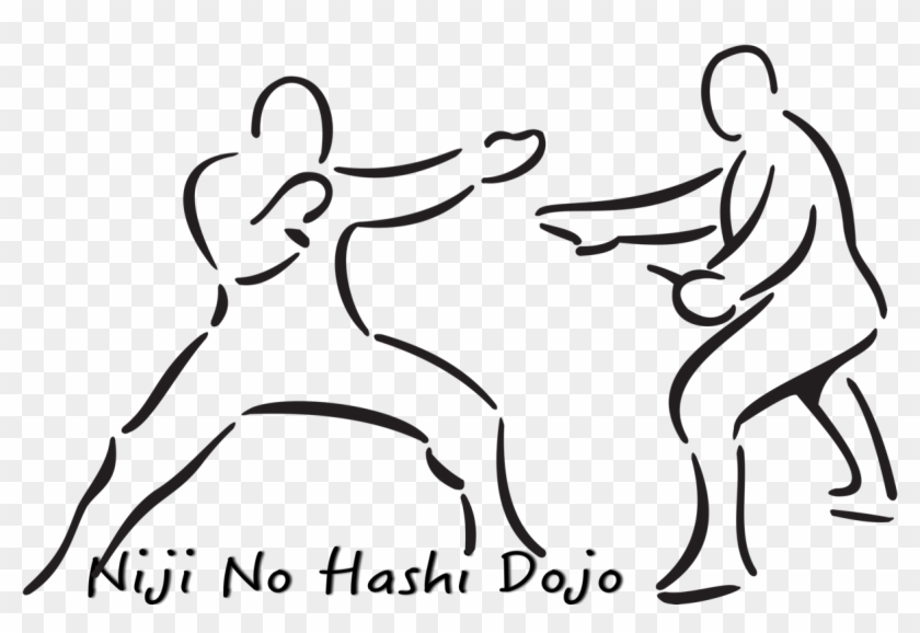 Martial Arts Procrastination - Line Art Clipart #4758373