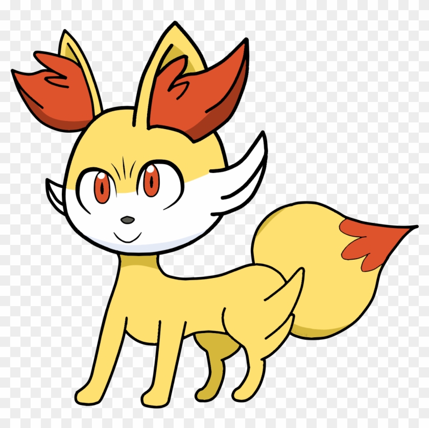 Fennekin - Cartoon Clipart #4758407