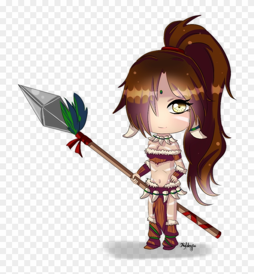 Rengar And Nidalee Easter Egg Download - Lol Chibi Nidalee Clipart