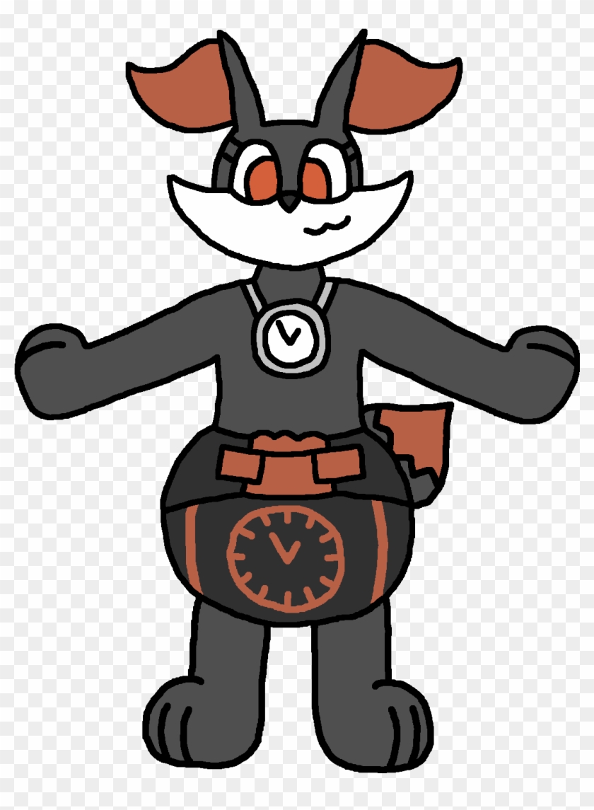 Chrono The Fennekin - Cartoon Clipart #4758738