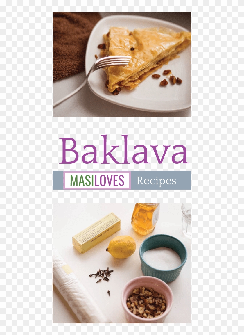 Masiloves - Baklava - Recipe - Desserts With Honey, - Parmigiano-reggiano Clipart