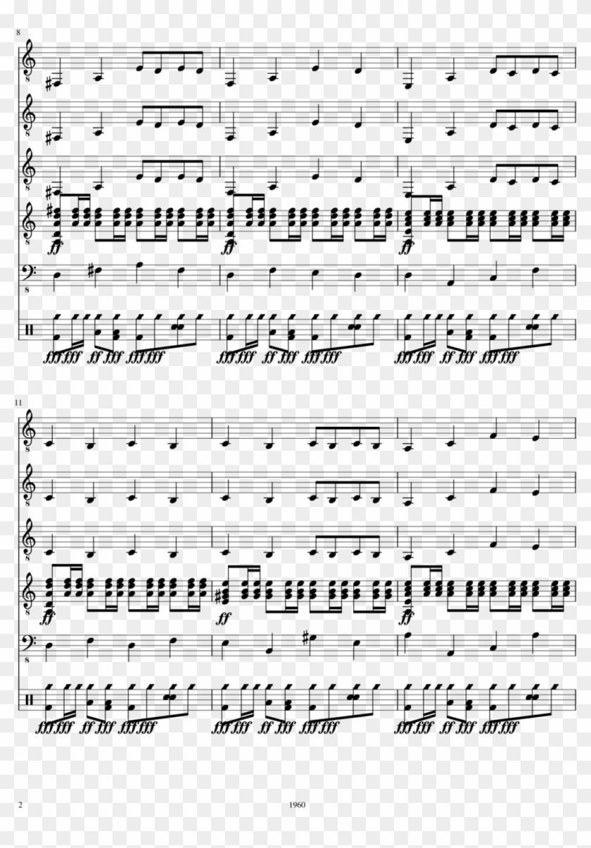 Marche Slav Sheet Music Composed By By Pyotr Ilyich - Sheet Music Clipart #4759683