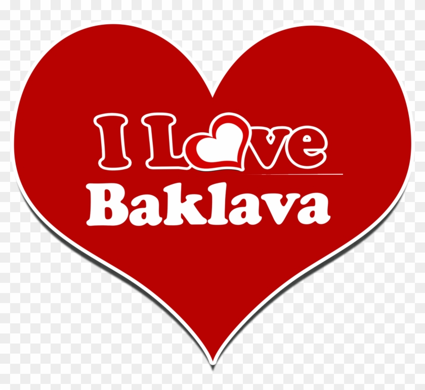 I Love Baklava - Red Box Project Clipart #4759720
