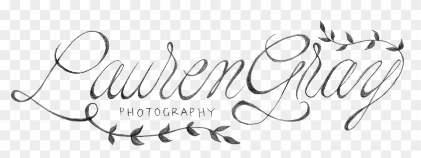 Lauren Gray Photography - Calligraphy Clipart #4759770