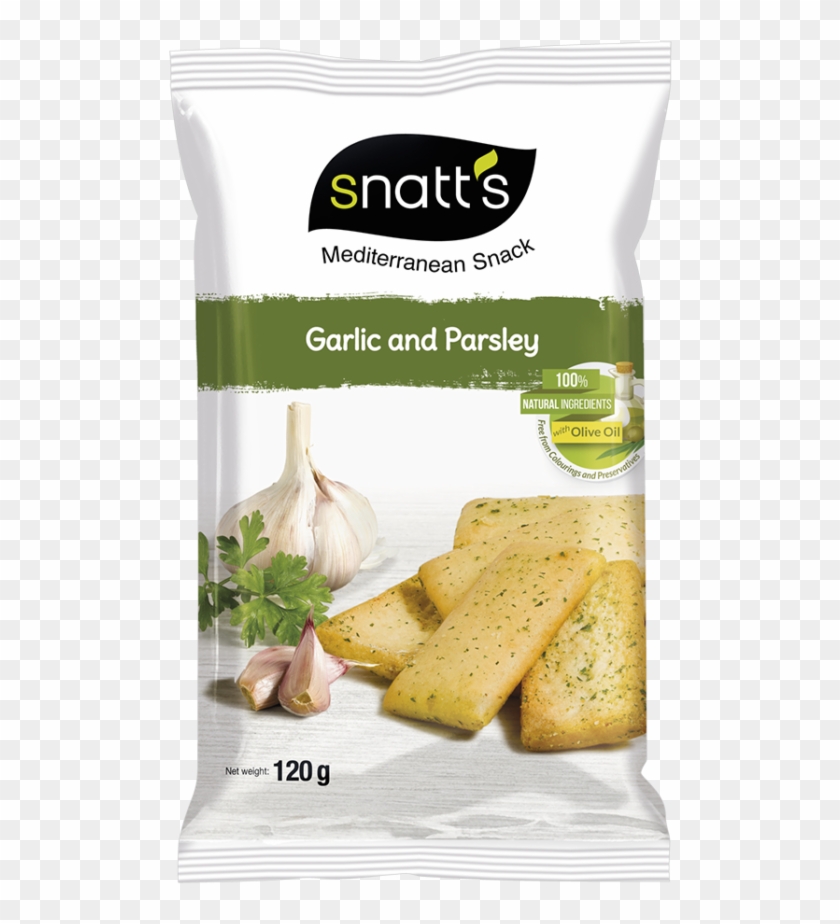 Mediterranean Garlic Parsley - Snatt's Mediterranean Snacks Clipart
