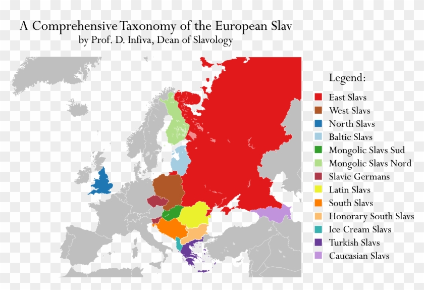Balto Slavic Languages Map Clipart