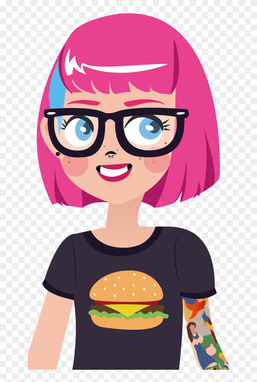 💕nerd Burger 💕 🌈 💕 - Nerd Clipart