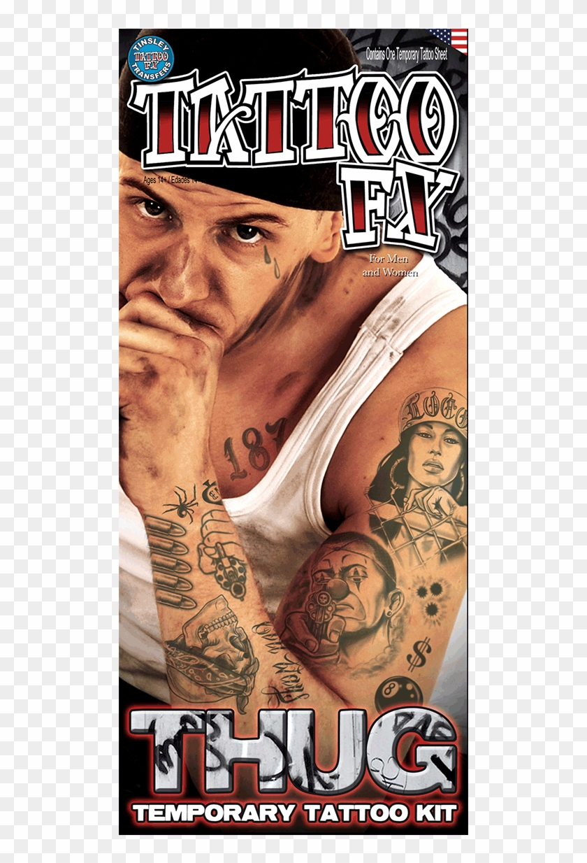 18 And Life - Gang Temporary Tattoos Clipart