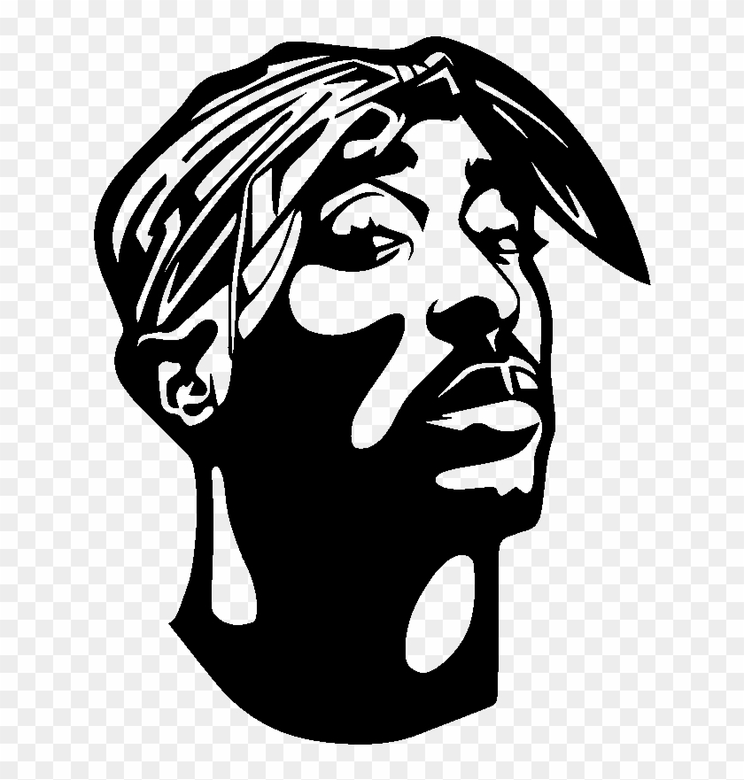 Clipart Transparent Stock Sticker Wall Decal Paper - Tupac Sticker - Png Download #4760155