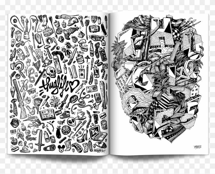 Thuglife Bebar Magazine - Illustration Clipart