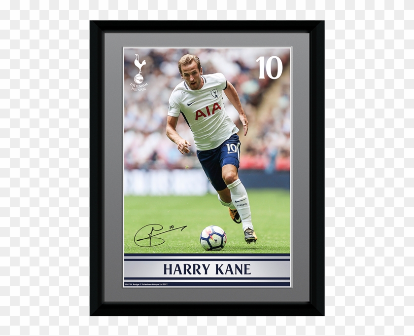 Tottenham Hotspur Harry Kane Framed Poster 17/18 - Kick Up A Soccer Ball Clipart