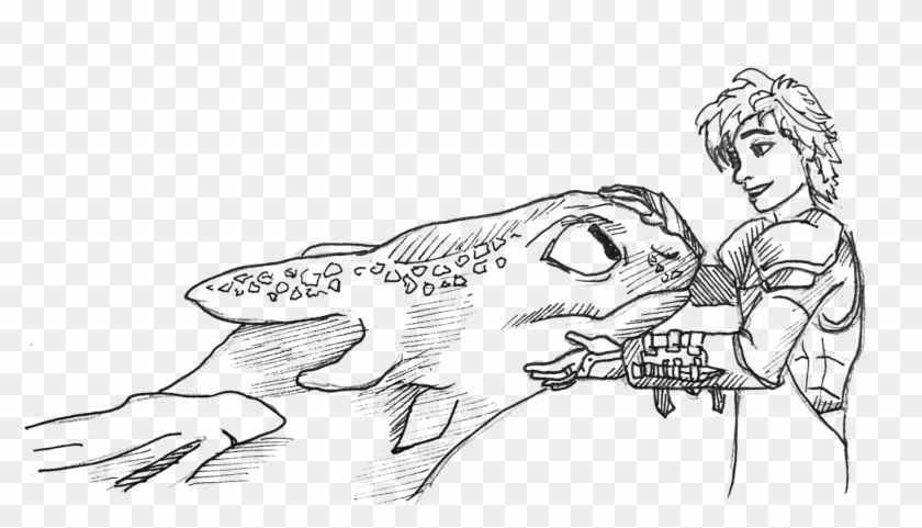 How To Train Your Dragon - Line Art Clipart #4760813