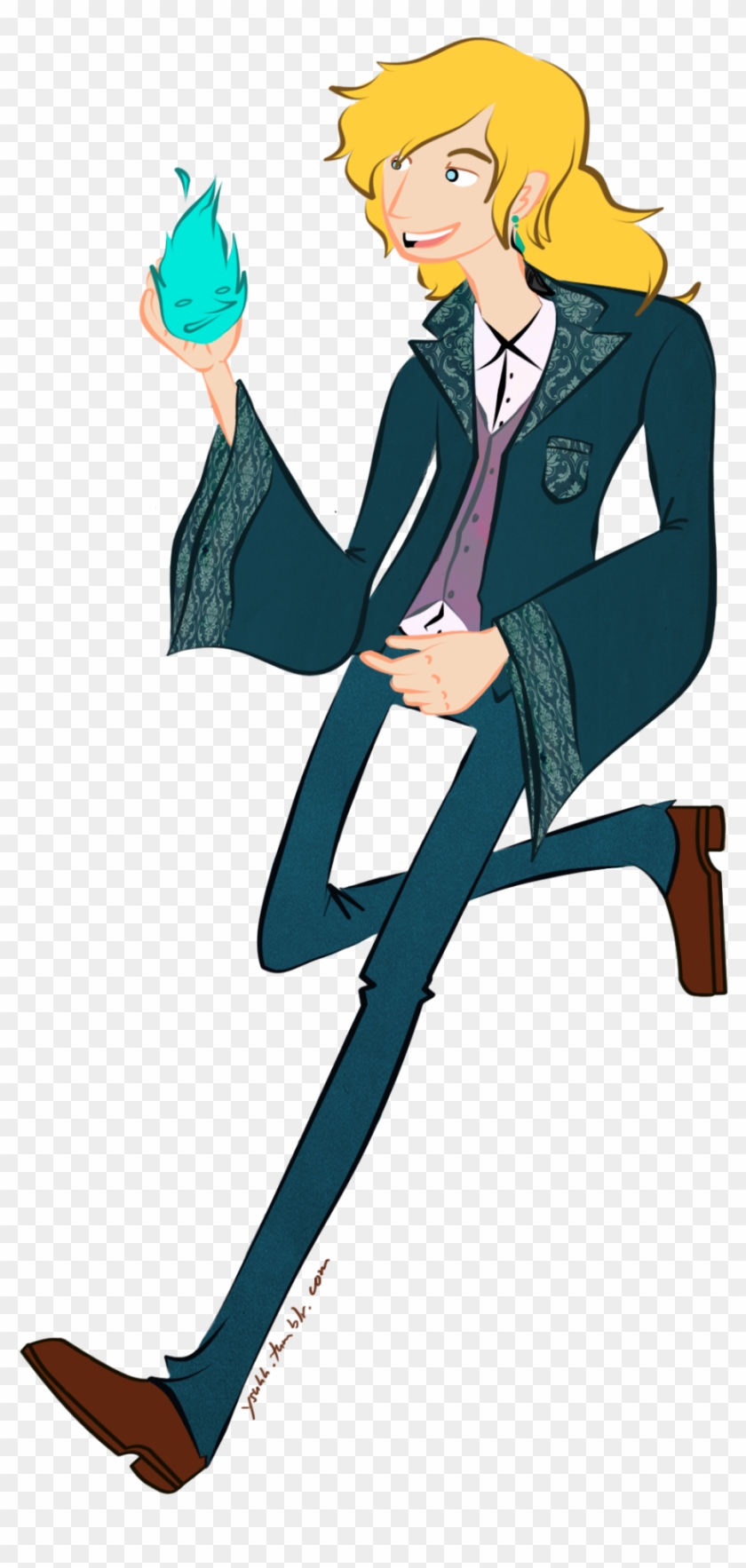 “ “ Howl And Calcifer From Dianna Wynne Jone's Book, - Cartoon Clipart #4761065