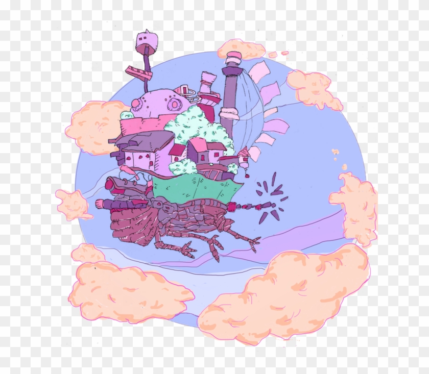 Howl's Moving Castle - Cartoon Clipart