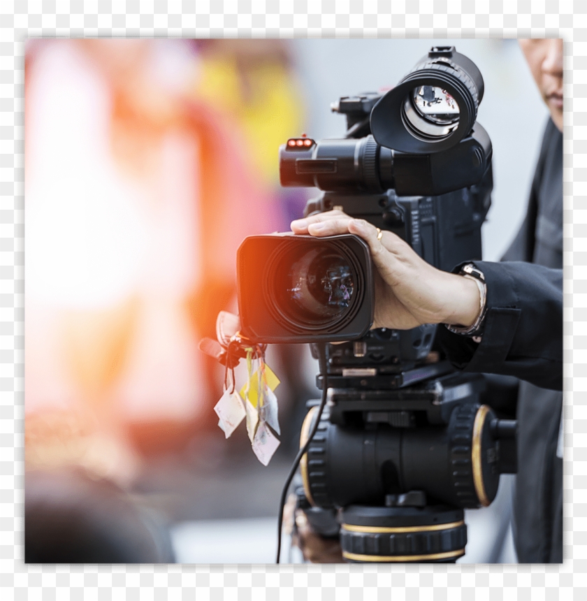 Our Team Of Video Production Experts Filming A Short - Audition Camera Clipart