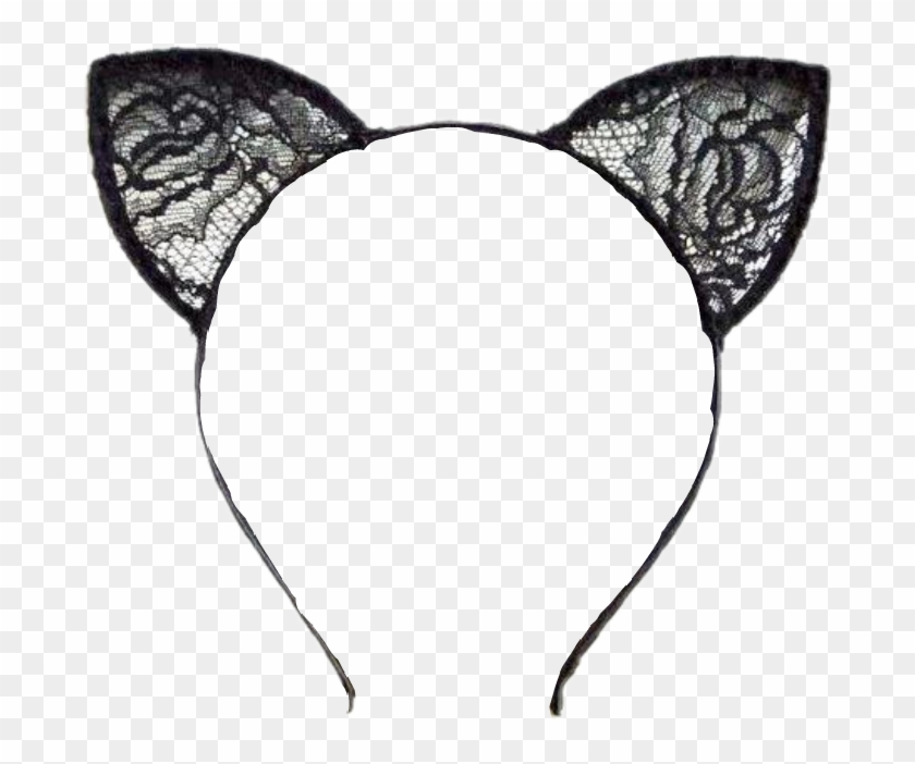 #cats #cat #hair #accessories - Cat Ears Headband Png Clipart