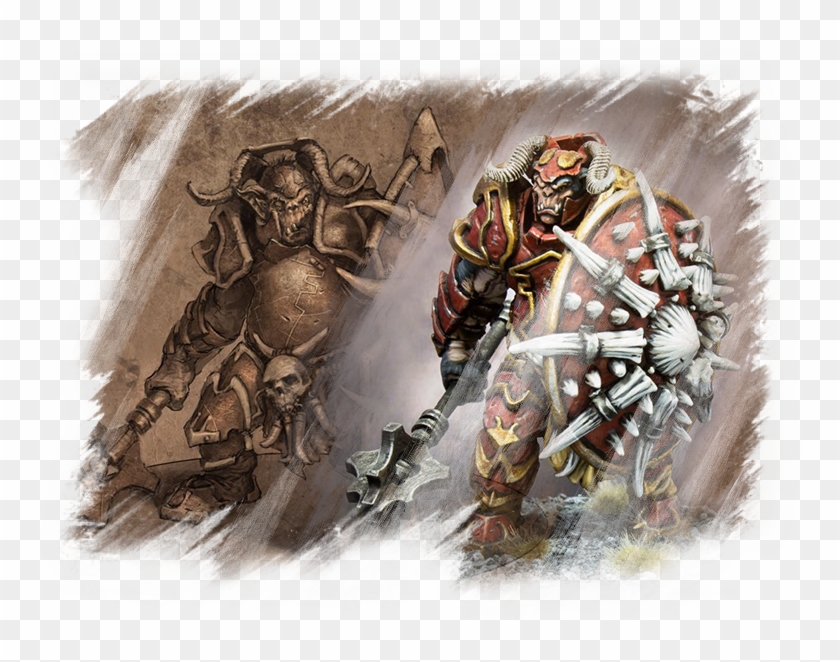 From Concept To Tabletop - Frostgrave Gnolls Scale Comparison Clipart