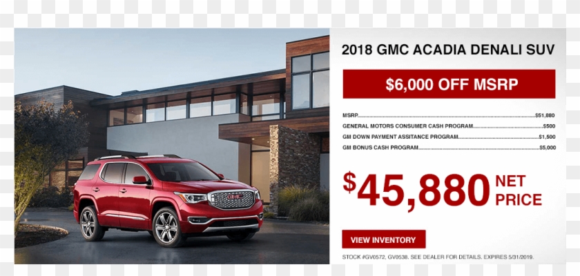 2018 Gmc Acadia Denali - Gmc Acadia Clipart