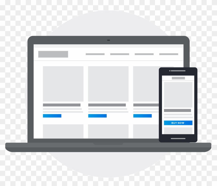 Illustration Of A Mobile/responsive Web Design - Architecture Clipart #4762061