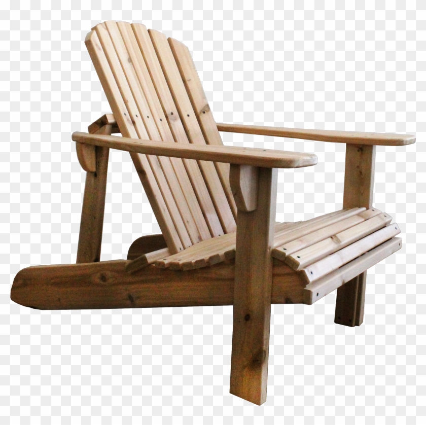 Cedar Adirondack Chair - Chair Clipart