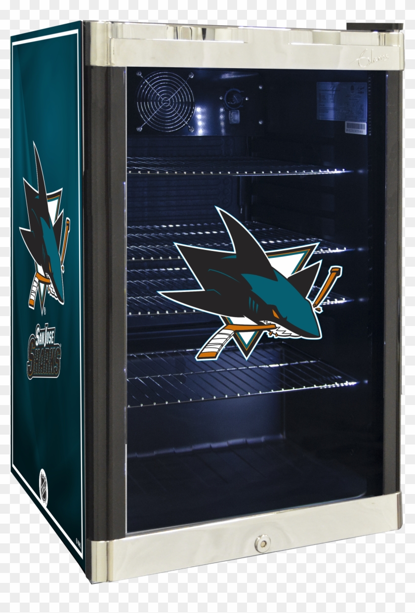 Nhl Refrigerated Beverage Center - San Jose Sharks Clipart