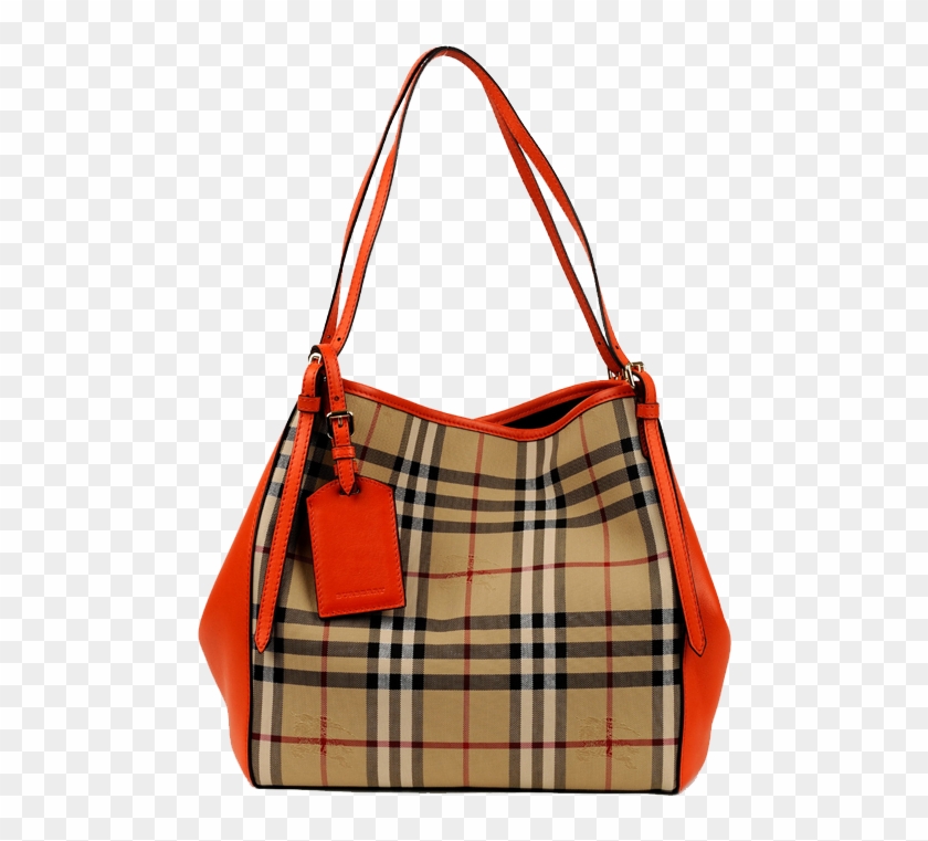 Handbag Burberry Orange Tote Bag Free Transparent Image - Burberry Canterbury Horseferry Tote Clipart #4762999