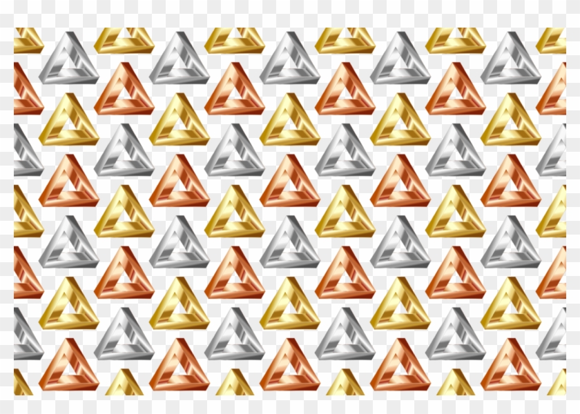 Penrose Triangle Optical Illusion Remix Optics - Triangle Clipart