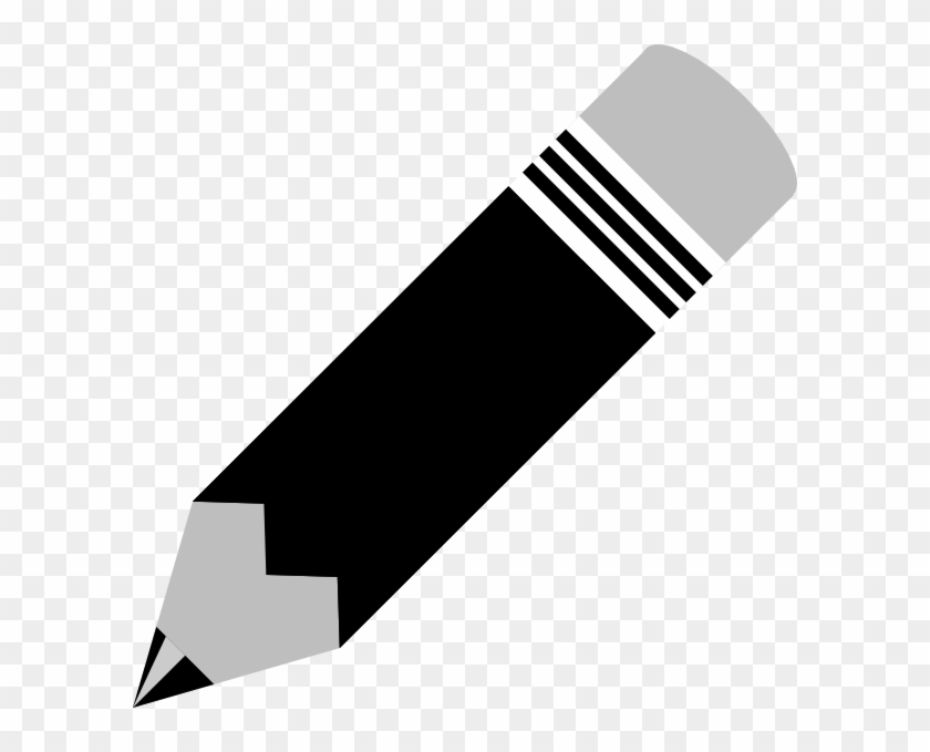 Clip Art Black Pencil - Png Download