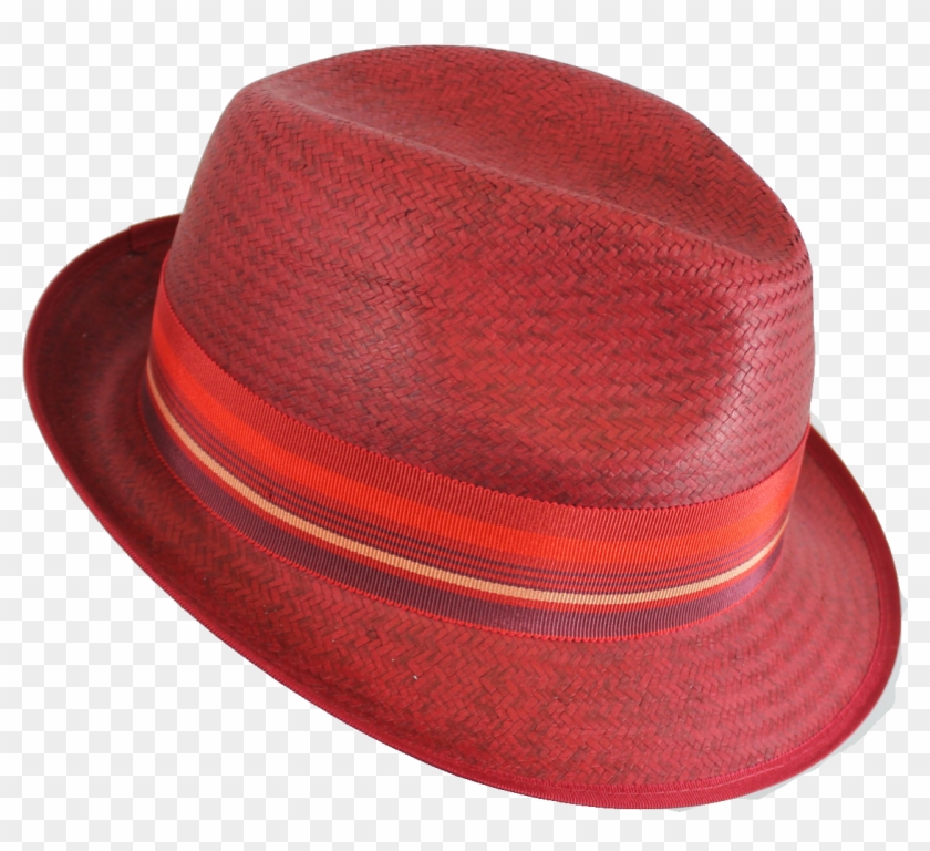 Olney John Straw Trilby - Fedora Clipart #4763731