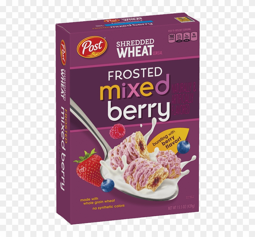 Shredded Wheat Frosted Mixed Berry - Post Frosted Mixed Berry Shredded Wheat Clipart