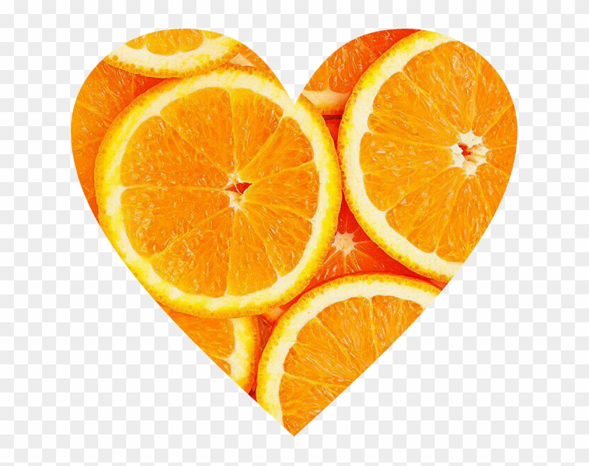 #cute #summerstickers #summer #oranges #orange #orangeheart - Aesthetic Oranges Clipart