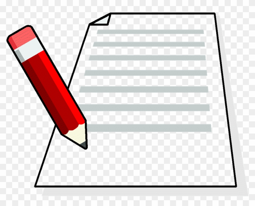 Paper Pencil Clip Art Free , Png Download - Paper And Pencil Png Transparent Png