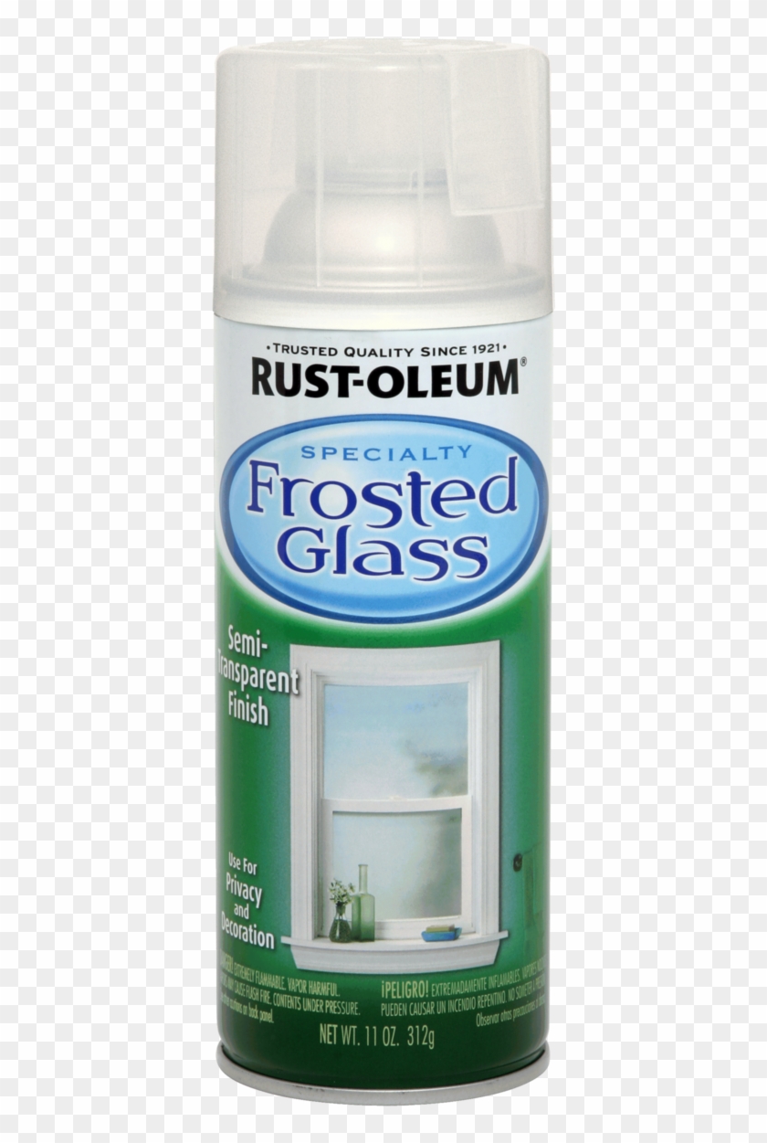 Rust Oleum 1903830 Frosted Glass 11 Ounce Spray, Frosted - Window Clipart #4764087