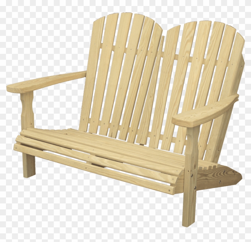310 Double Adirondack Chair - Bench Clipart