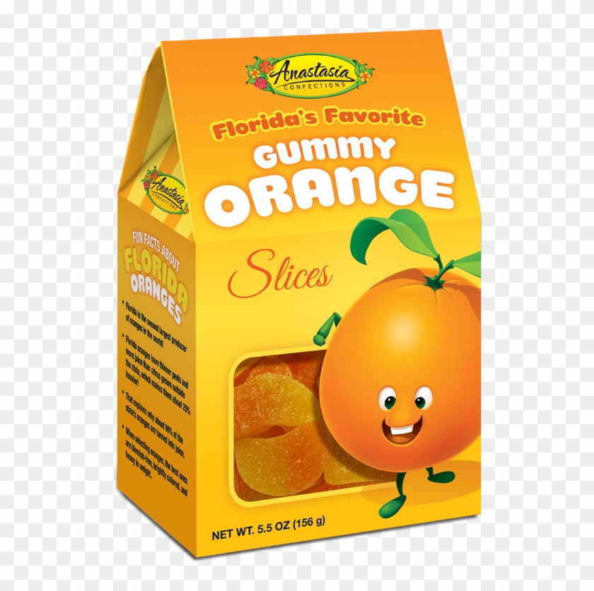 Gummi Orange Slices Gable Box - Mandarin Orange Clipart
