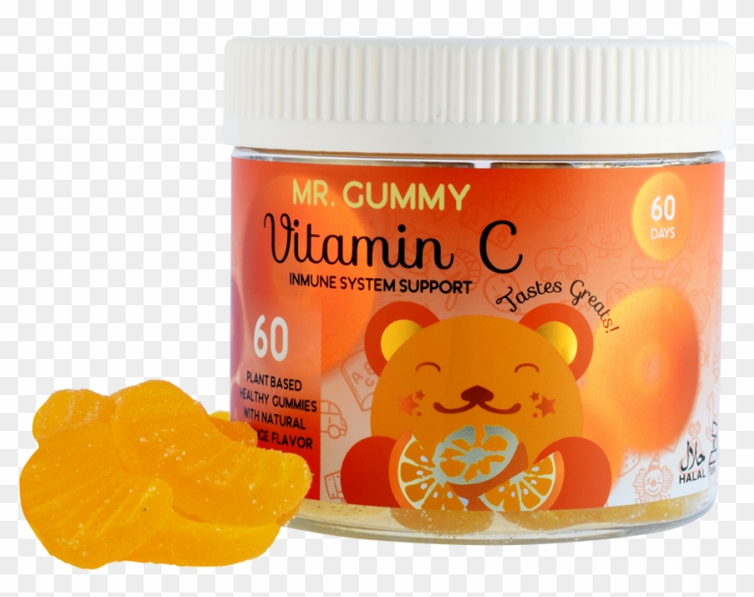 Kids Vitamin C Slices 60 Ct - Mandarin Orange Clipart #4764486
