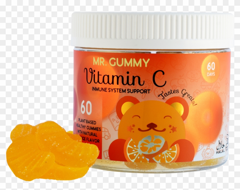 Kids Vitamin C Slices 60 Ct - Mandarin Orange Clipart