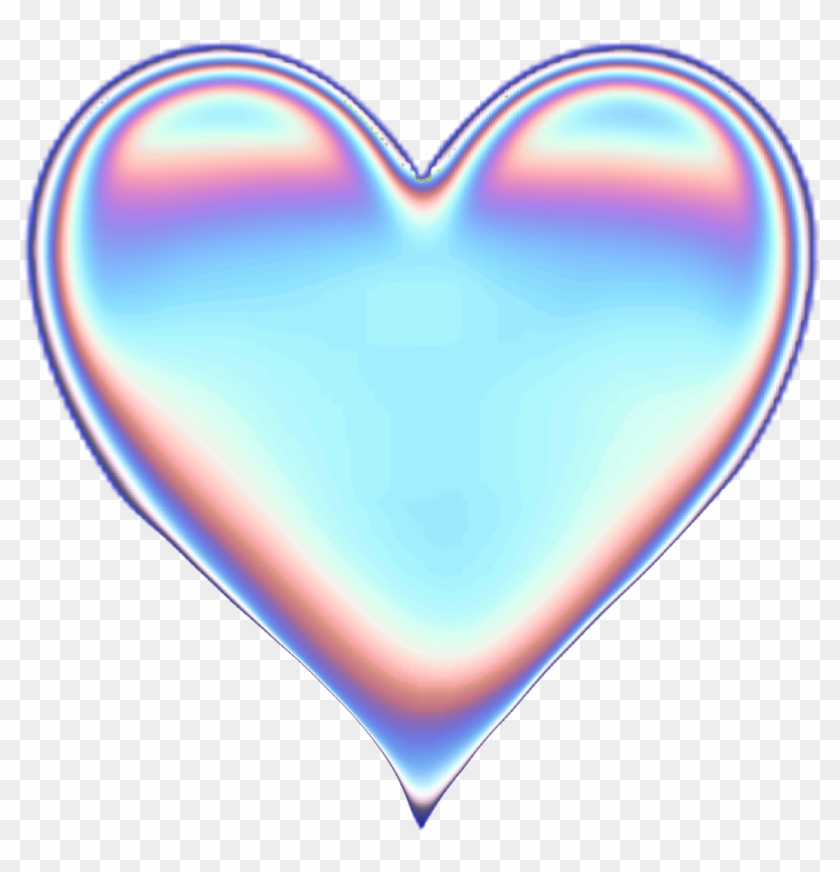 Holographic Heart Png - Holographic Heart Transparent Background Clipart