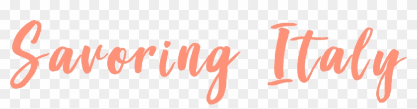 Savoring Italy - Calligraphy Clipart #4764688