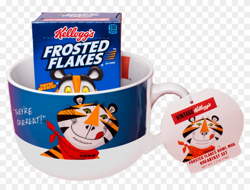 Ceramic Cereal/soup Mug Has Vintage Images Of Tony™ - Cartoon Clipart