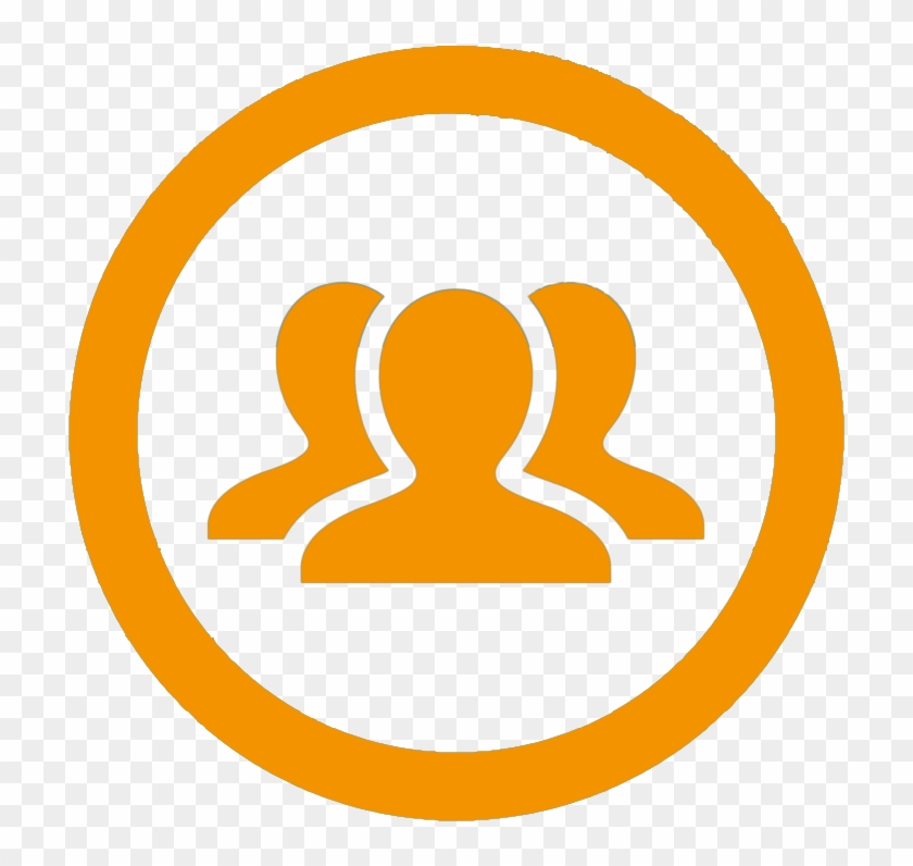 People - People Icon Orange Png Clipart #4764902