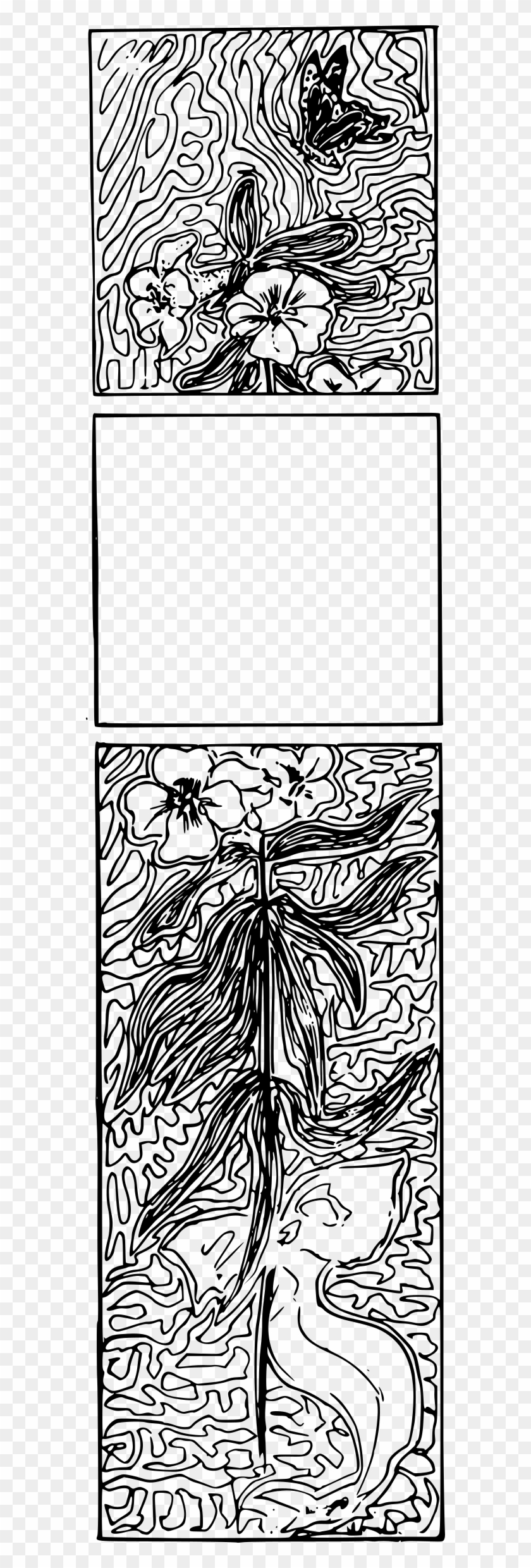 This Free Icons Png Design Of Simple Flower Box Frame - Floral Design Clipart
