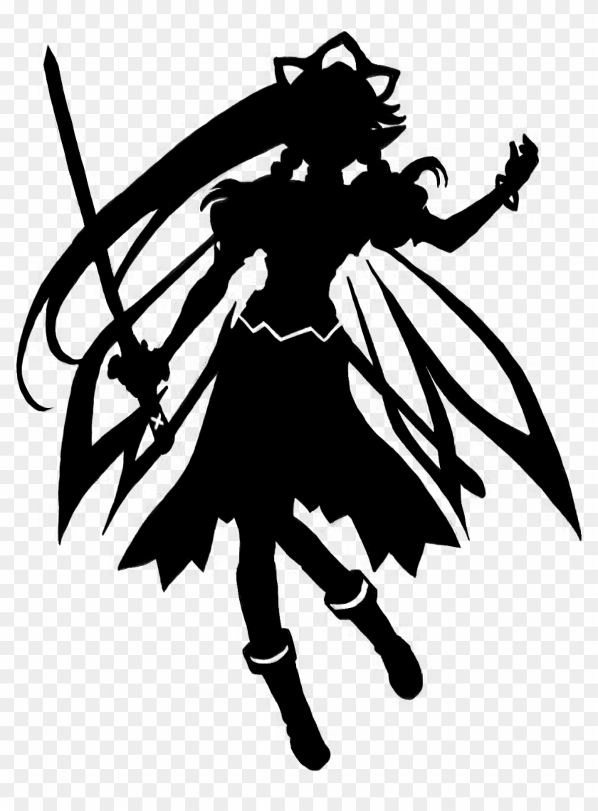 Fade Drawing Silhouette - Sword Art Online Characters Silhouette Clipart #4765277