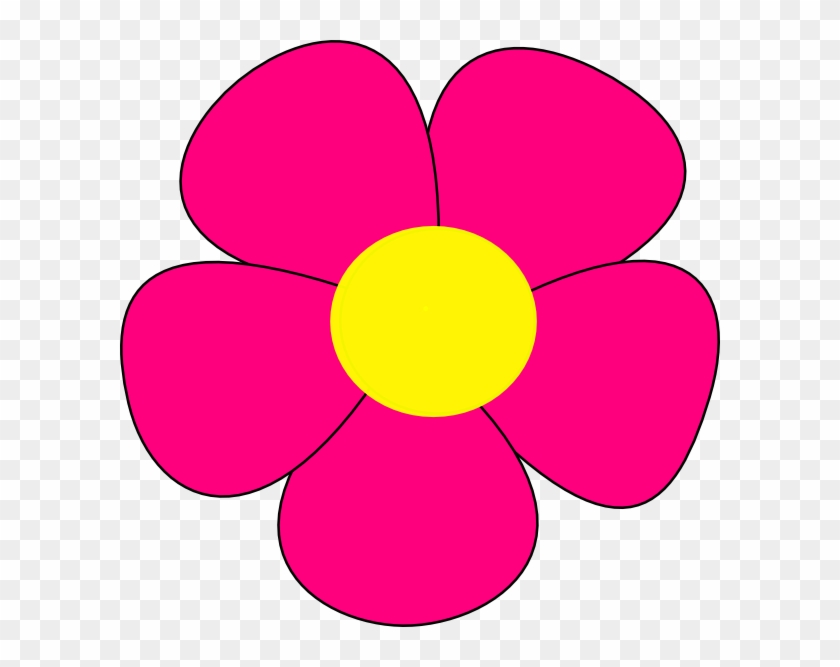 Simple Flower Clip Art - Simple Flower - Png Download