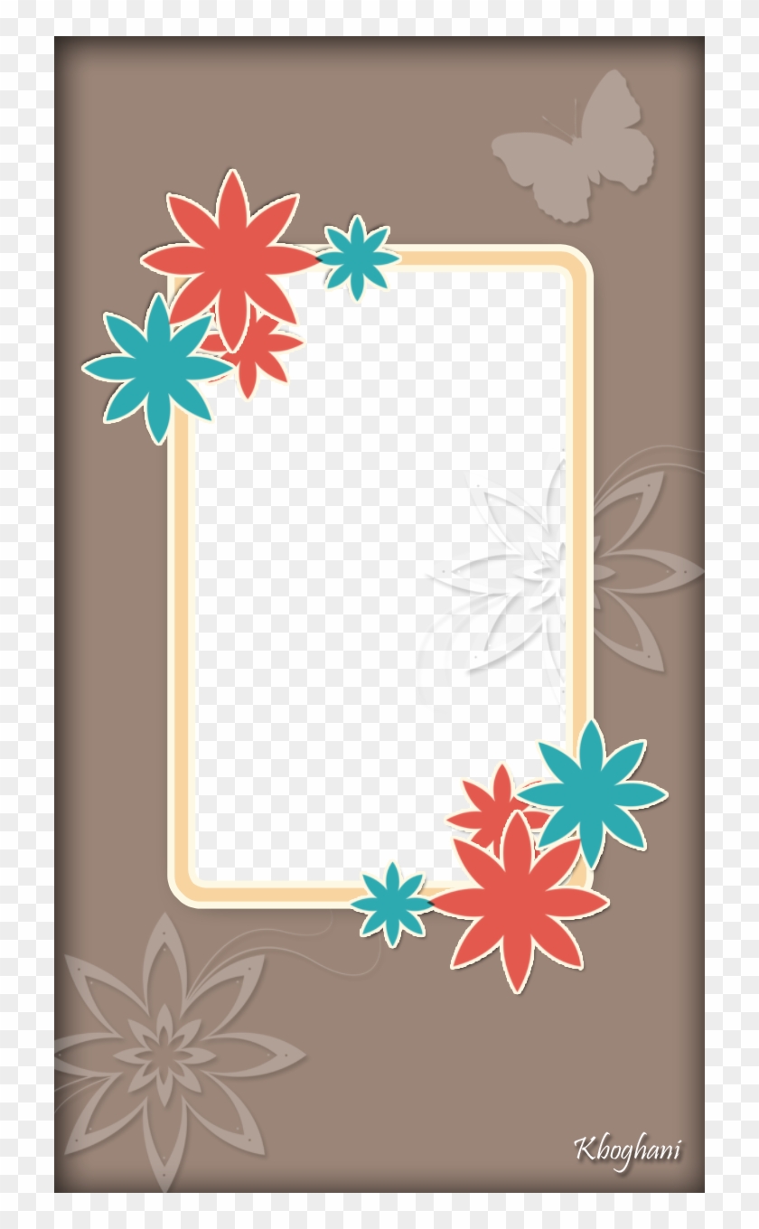 Simple Flower Frame Clipart #4765478
