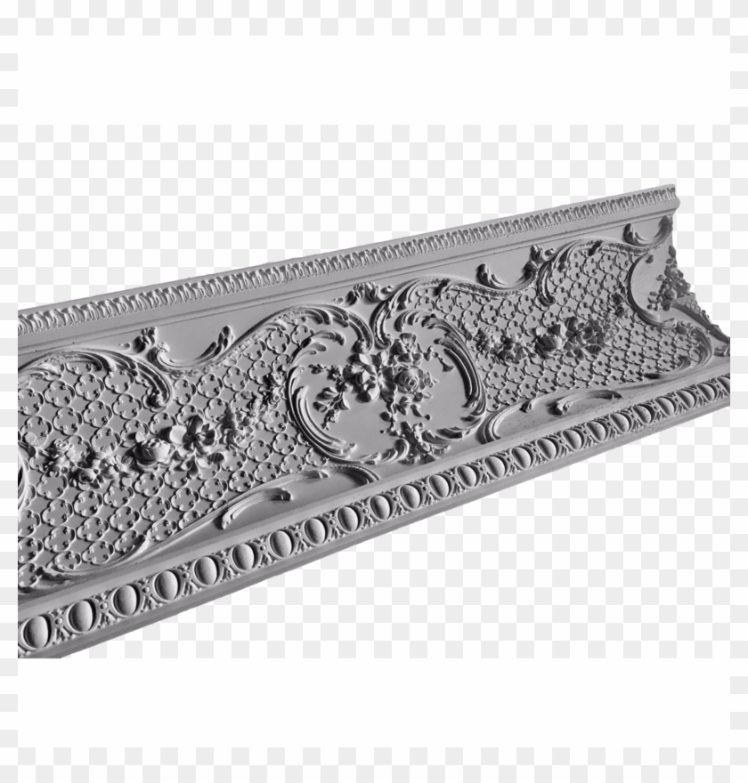 Plaster Crown Festooned Cove Molding Louis Xv 9-1/4" - Serving Tray Clipart